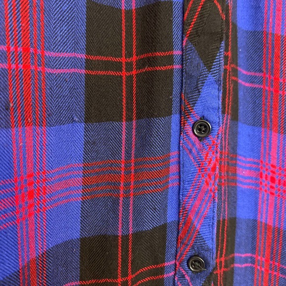 Rails Hunter Button Down Plaid Electric Blue Small - Picture 5 of 14